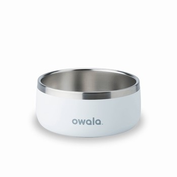 Owala 3 Cups Pet Bowl White Canada | MDHAW-6579